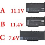 باتری لپ تاپ DELL PDNM2 / 7CJRC / J60J5