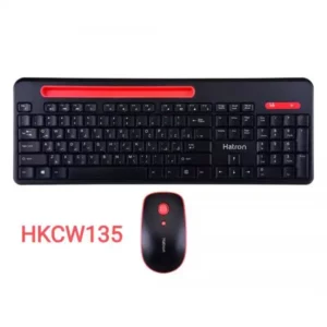 کیبورد و ماوس بی سیم هترون مدل HKCW135