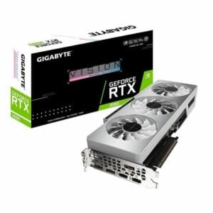 کارت گرافیک گیگابایت GeForce RTX 3080 VISION OC ظرفیت 10 گیگابایت