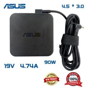 شارژر لپ تاپ ASUS 90W 19V 4.74A فیش سوزن دار 4.5x3.0 میلی متر